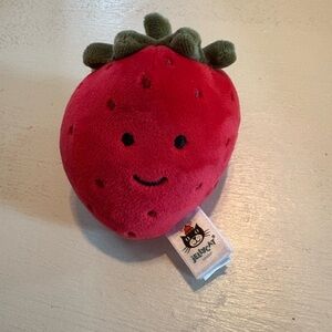 Red Strawberry Plush Toy